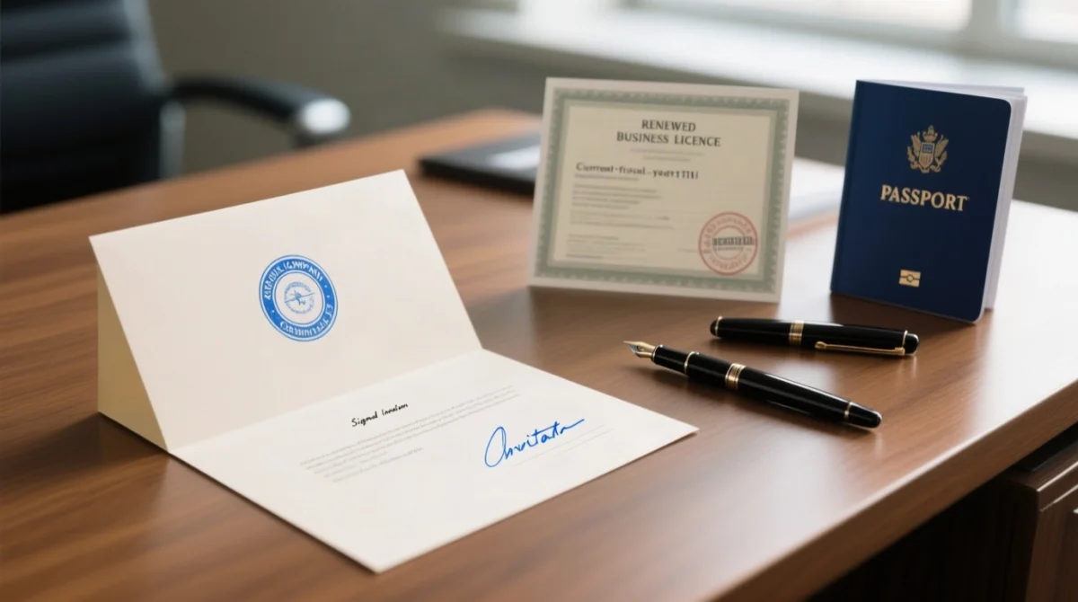 Invitation Letter and Host Company Registration Documents
