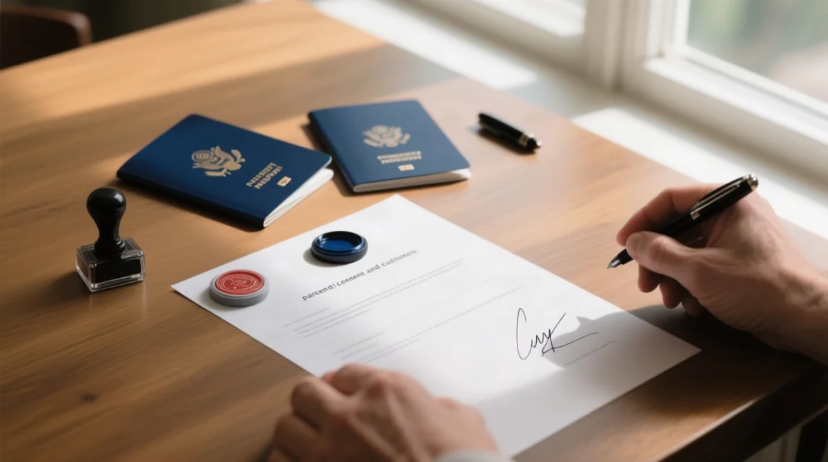 Parental Consent and Custody Documentation for Ethiopia eVisa